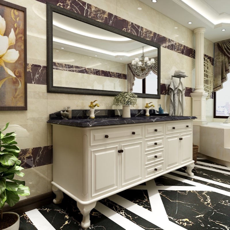 全鋁衛(wèi)浴柜-02（風(fēng)格：簡(jiǎn)歐；顏色：白橡）