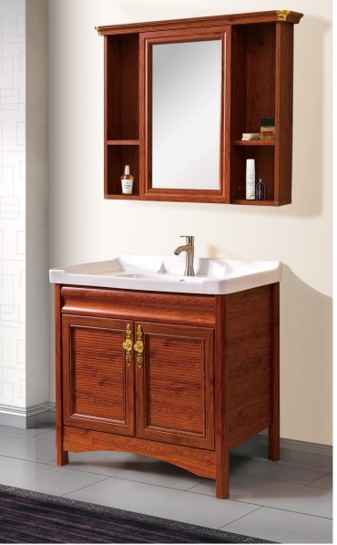 全鋁衛(wèi)浴柜-01（風(fēng)格：中式；顏色：金橡）