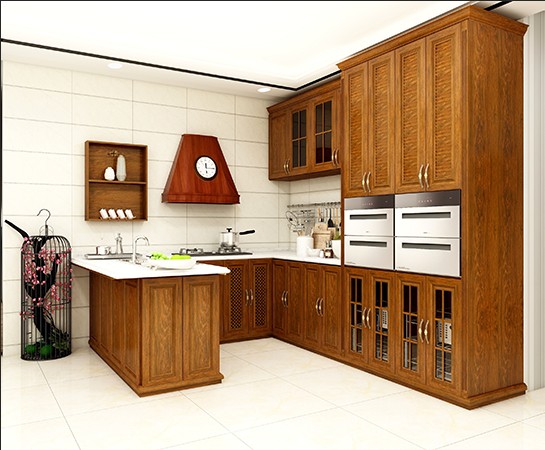 全鋁櫥柜-02（風(fēng)格：中式；顏色：黃花梨）